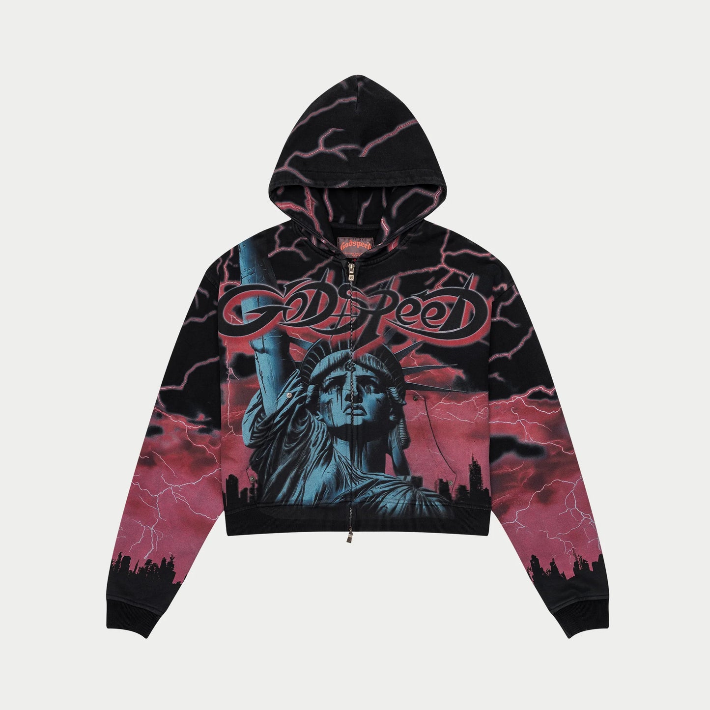 God Speed Voltage Zip Up Red