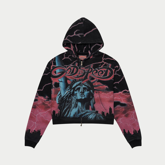 God Speed Voltage Zip Up Red