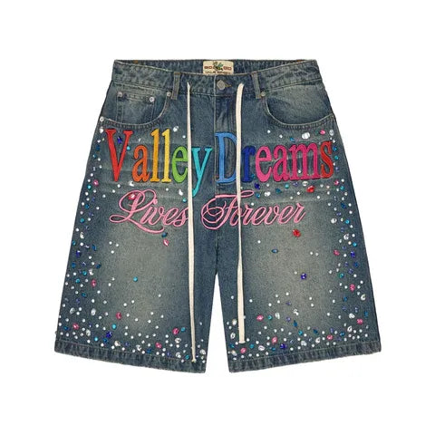 Vale Ice Cream Jorts Blue