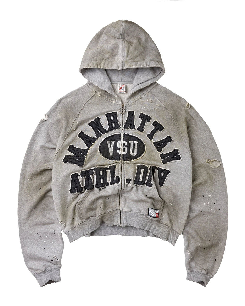 Vale Zip Up Manhattan Grey