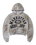 Vale Zip Up Manhattan Grey