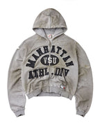Vale Zip Up Manhattan Grey