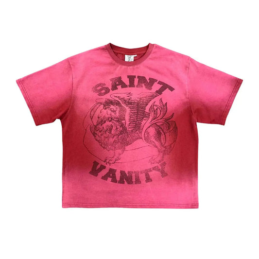 Saint Vanity Griffin Tee Red Dissolve