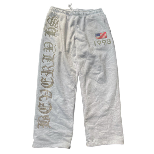 Amis Et Fleurs Beverly High Sweats Grey