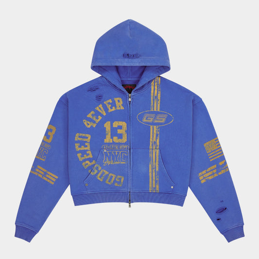 God Speed Roadster Zip Up Blue/Yellow