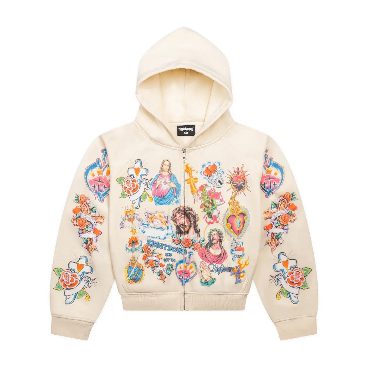 Righteous Zip Up Cream
