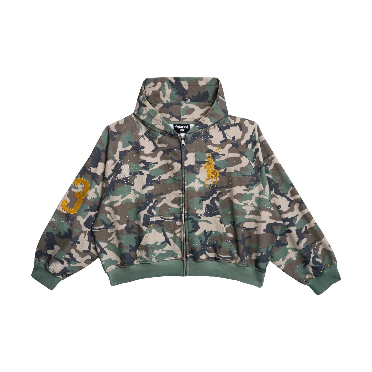 Righteous Shield Of Faith Zip Up Camo