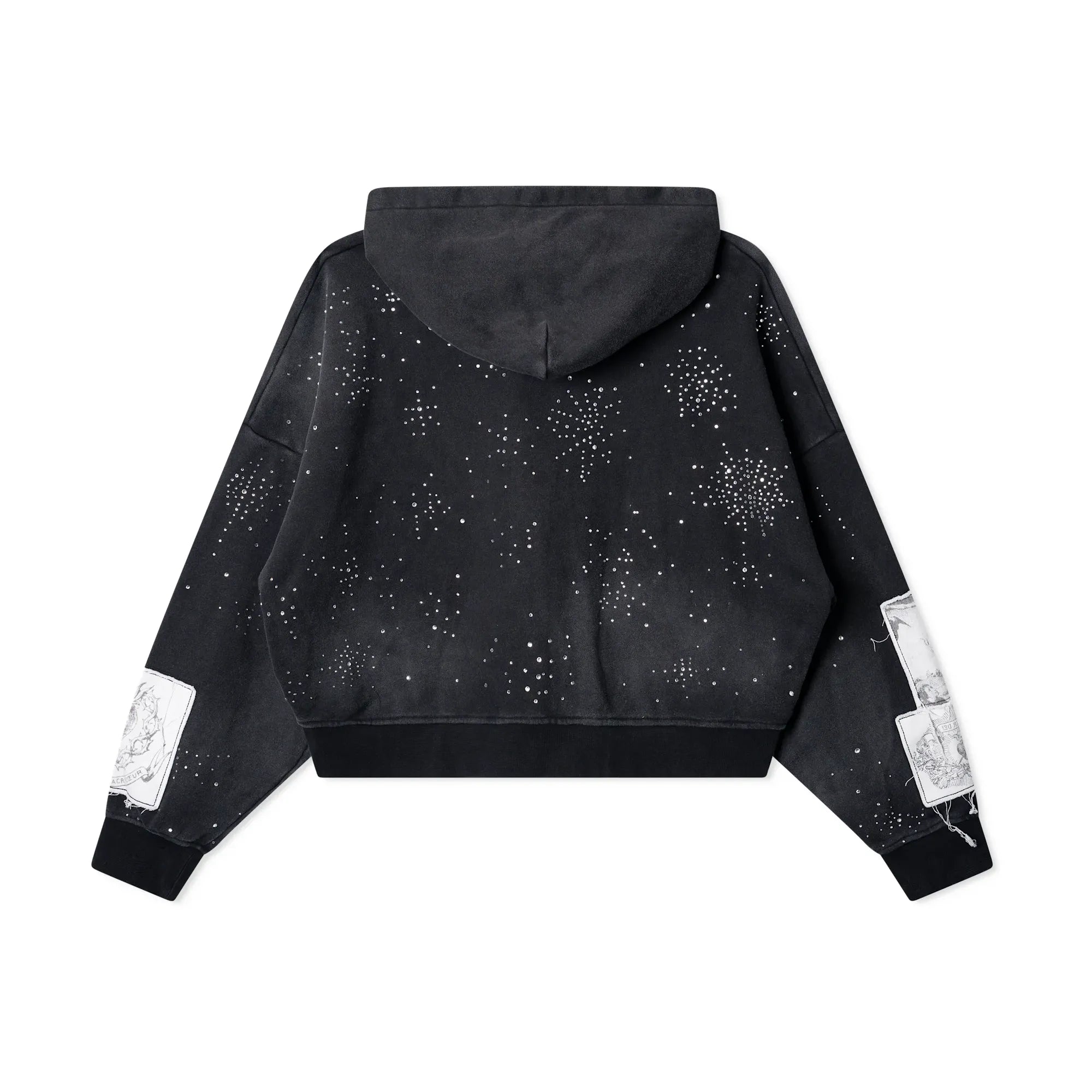 Righteous Divine Canvas Zip Up Black