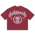 God Speed Tee Victor Crest Red