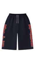 Forest Hills 3/4 Sweat Shorts Navy/Red