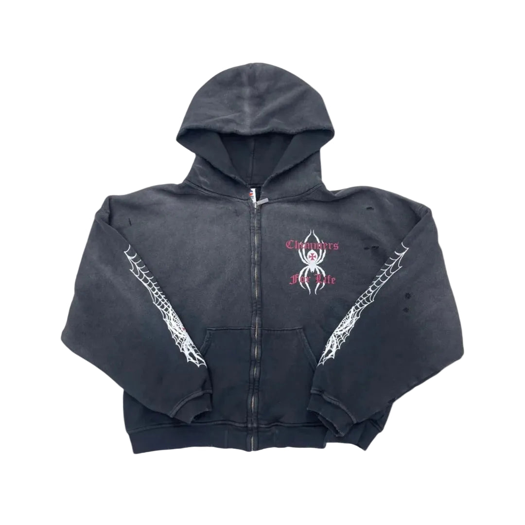 HMDD Black Widow Zip Up