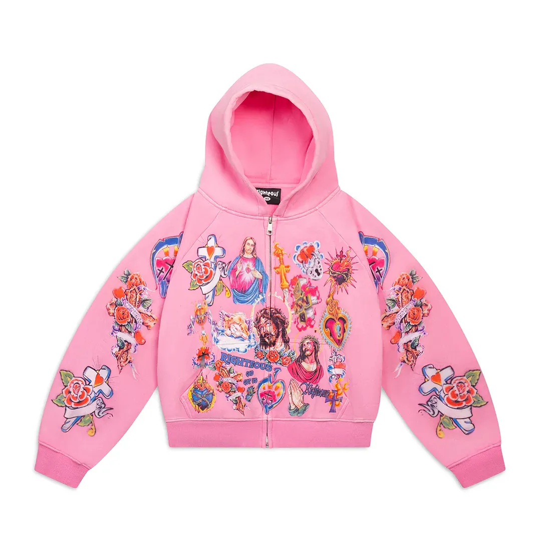 Righteous Zip Up Pink