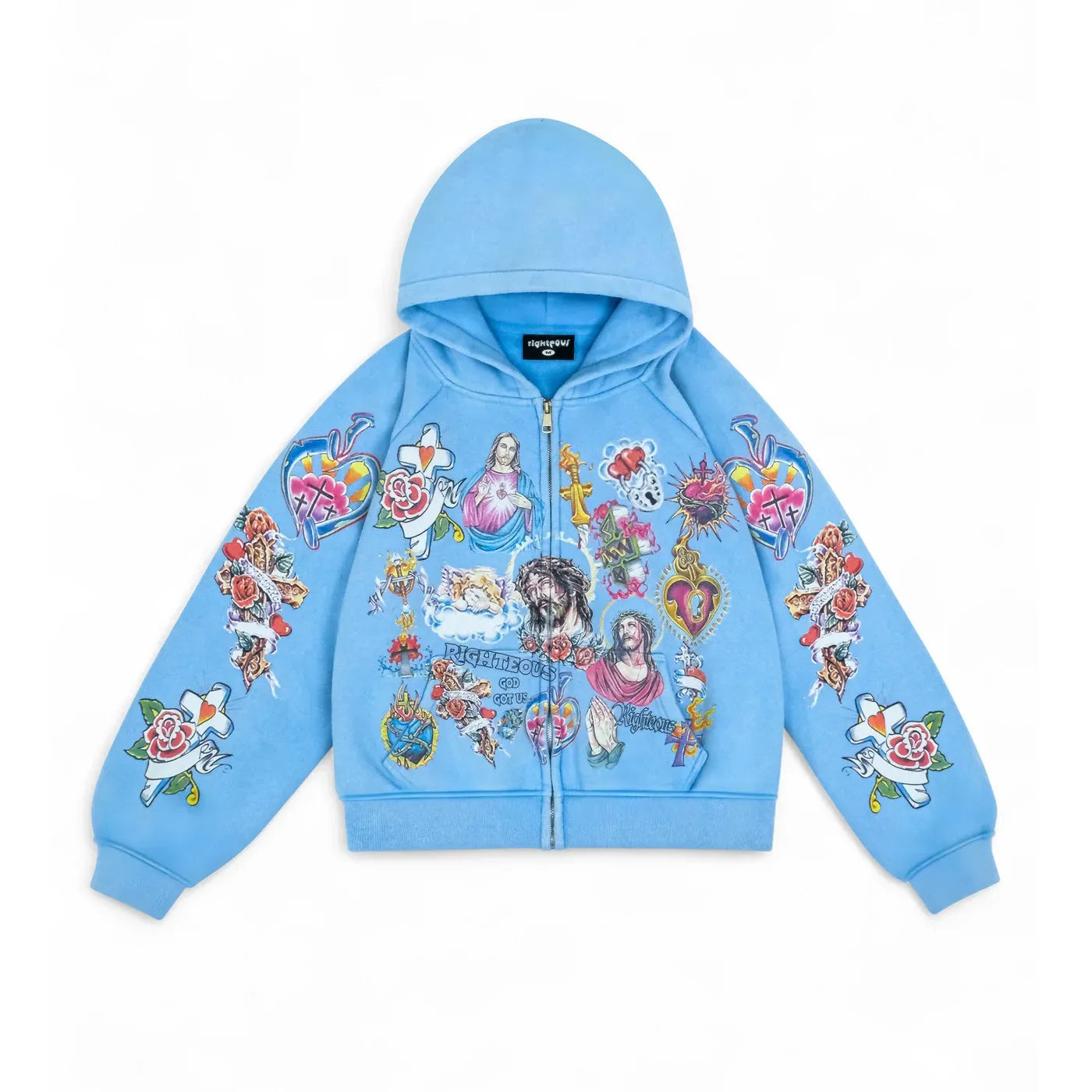 Righteous Zip Up Blue