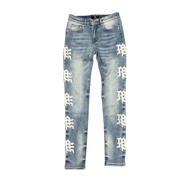 Mixed Emotions Sea Monogram Denim