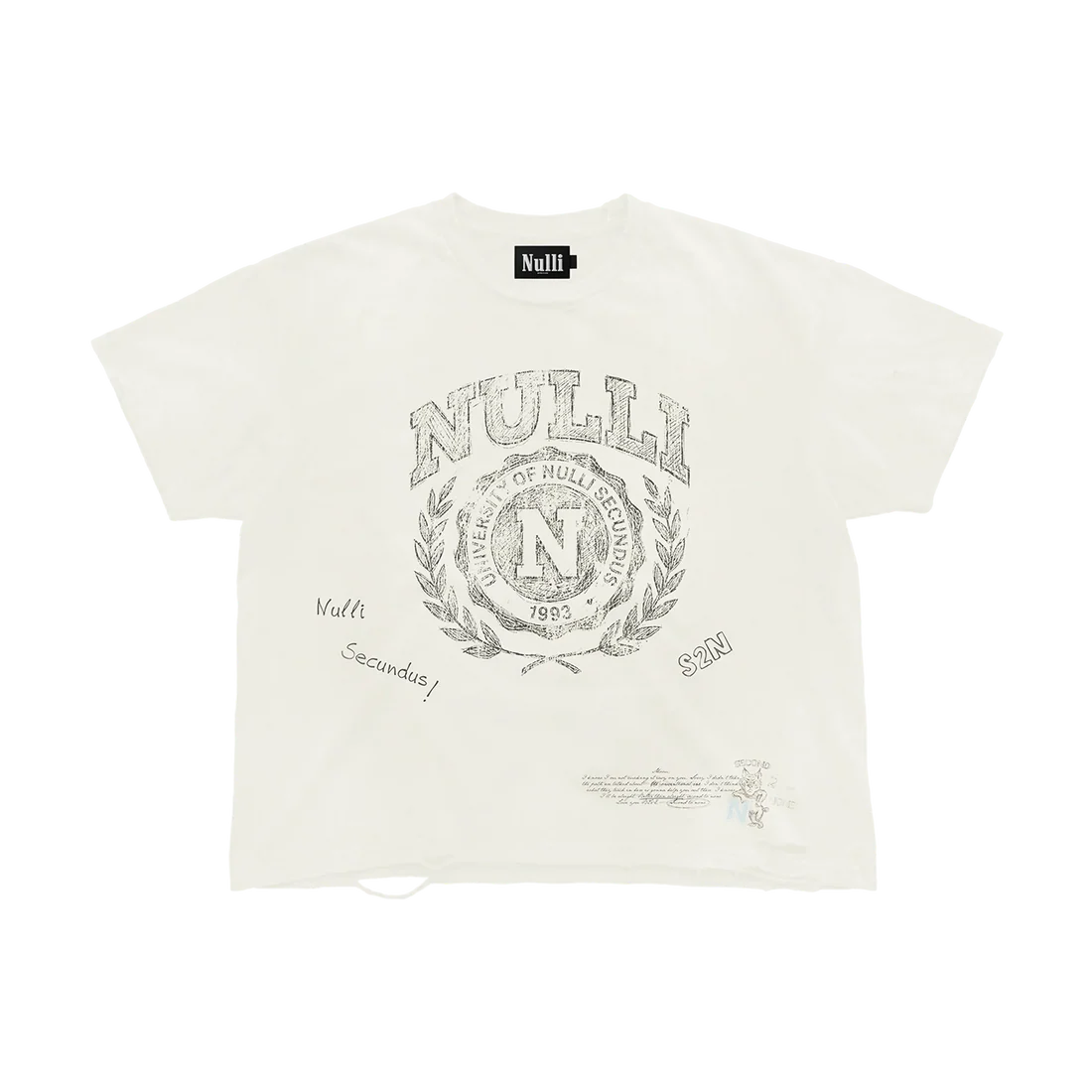 Nulli University Tee Cream