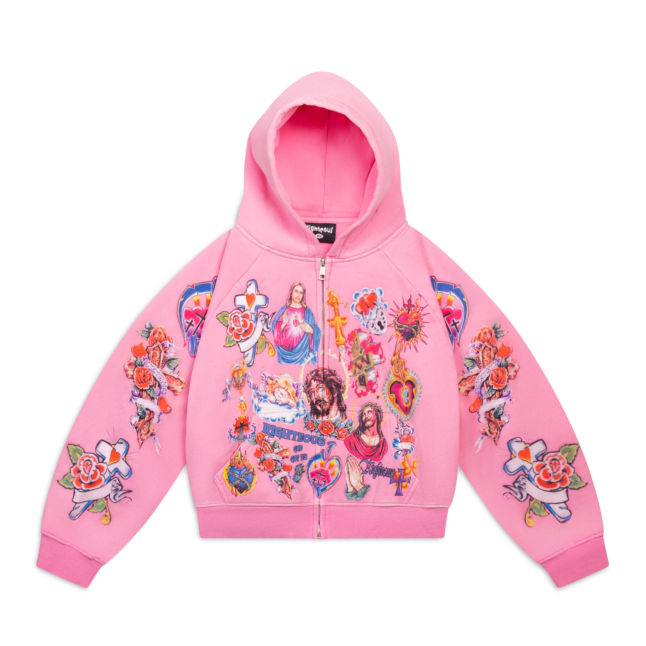 Righteous Kids Zip Up Pink
