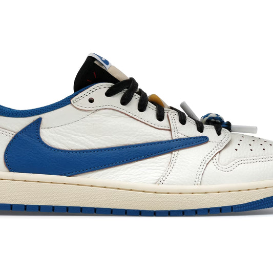 Jordan 1 Low Fragment x Travis Scott Sail Military Blue