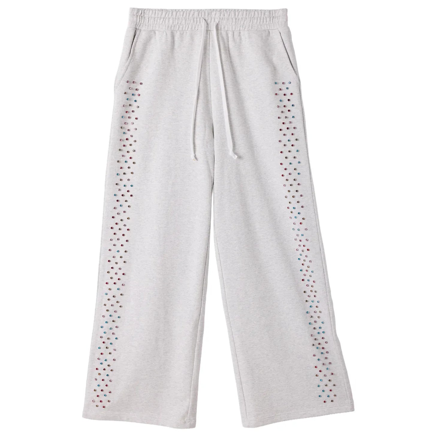 AZVA Crystal Cactus Sweats Grey