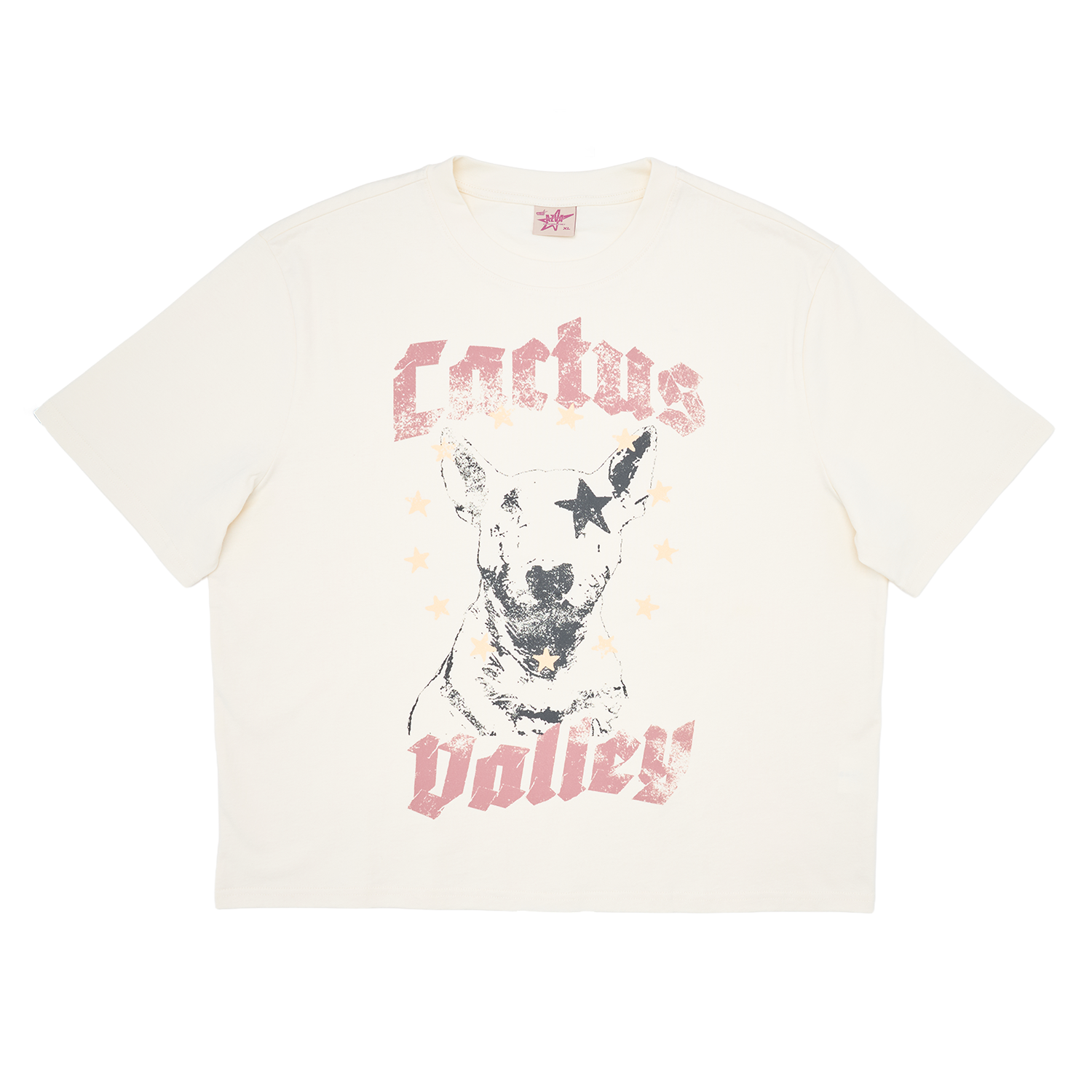 Azva Studios Tee Star Dog White