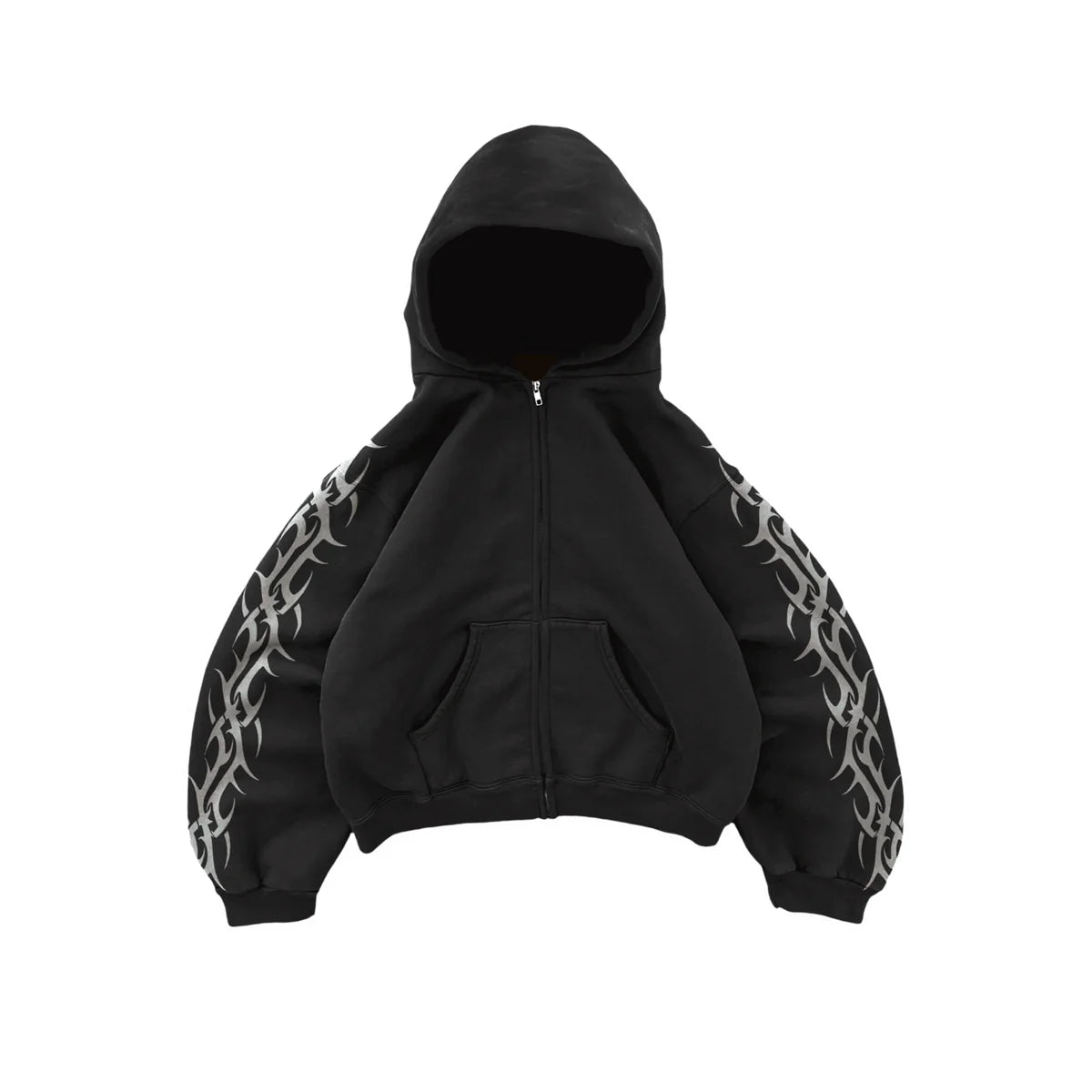 Bravest Studios Tribal Zip Up Black