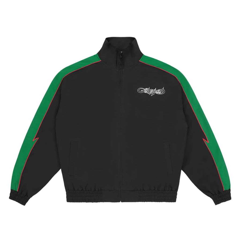 God Speed GT Tracksuit Black/Green