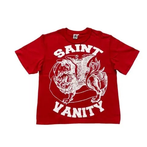 Saint Vanity Griffin Tee Red
