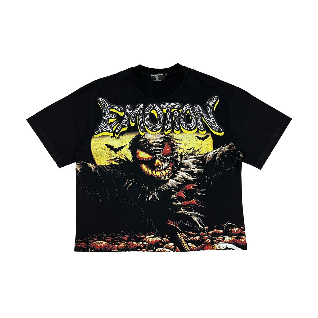 Mixed Emotions Tee Scarecrow Black