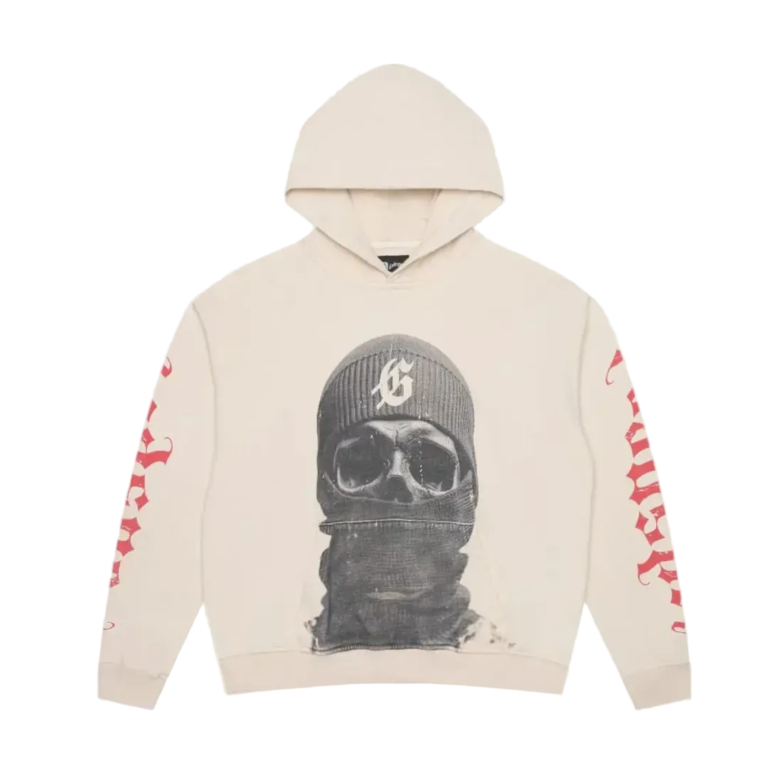 God Speed Balaclava Hoodie Cream