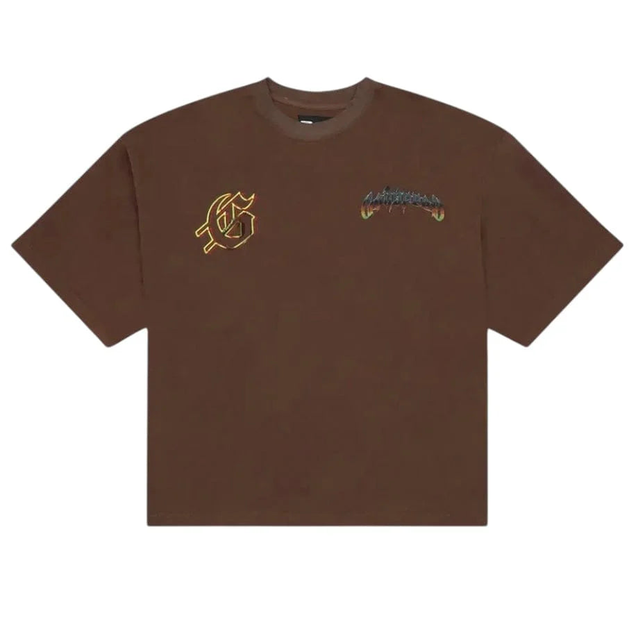 God Speed Tee Biker Nation Brown SALE