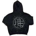 Mixed Emotions Eclipse Zip Up Washed Black