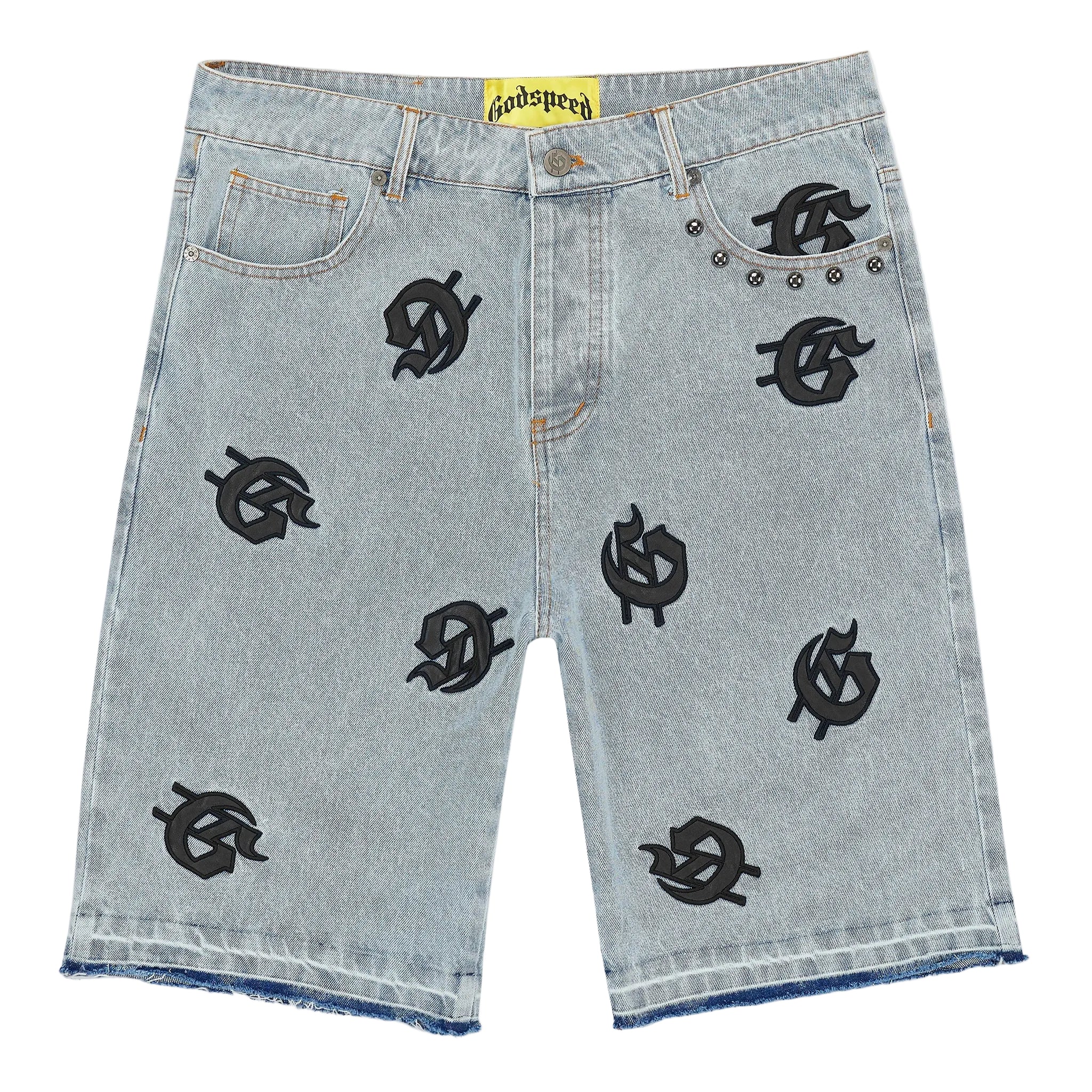 God Speed Infinity Jorts Blue