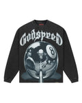 God Speed Long Sleeve 8 Ball Black