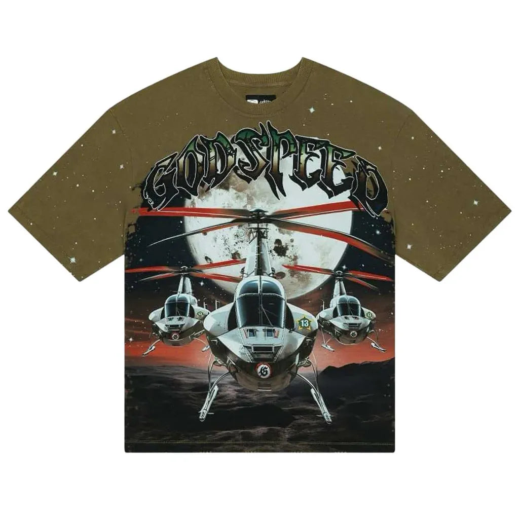 God Speed Air Strike Tee Olive SALE