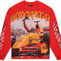 God Speed Long Sleeve F1 Finish Line Red