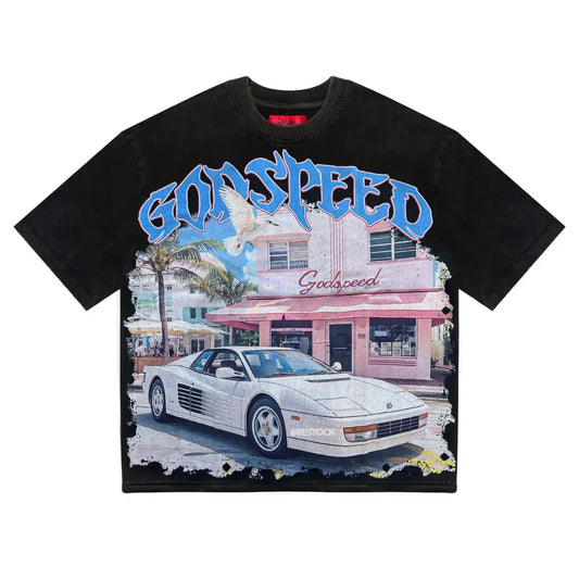 God Speed Tee Rarri Black