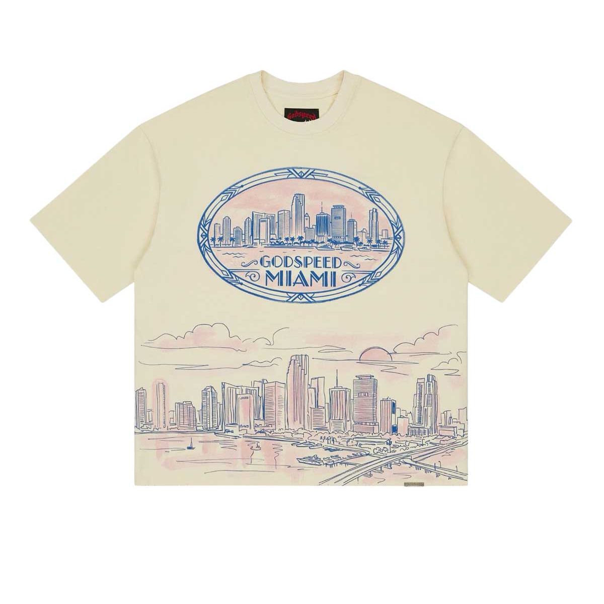 God Speed Tee Miami Skyline