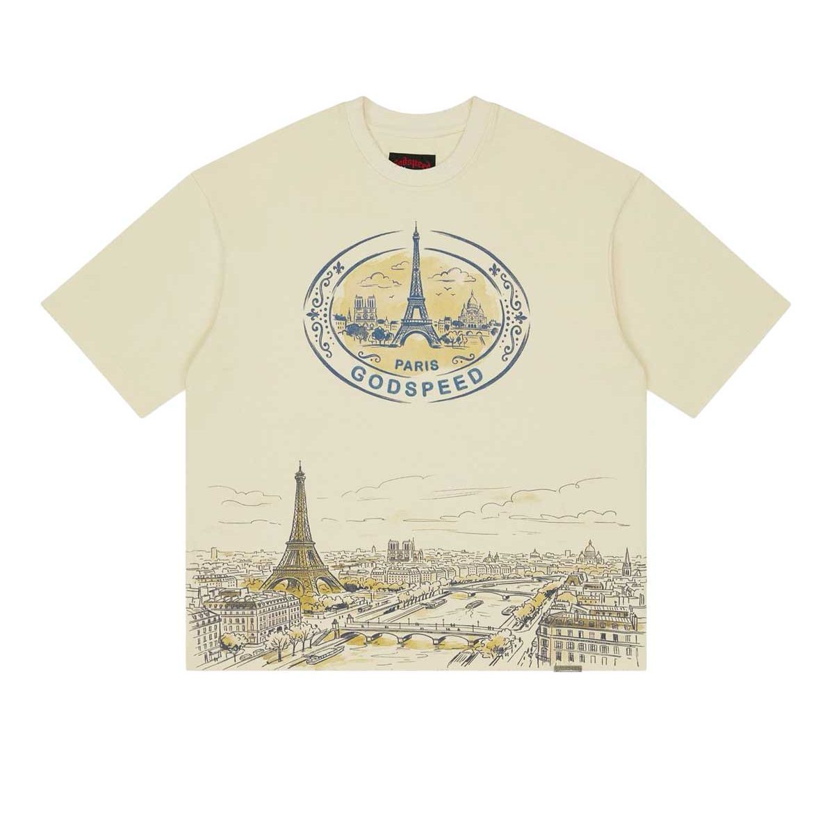 God Speed Tee Paris Skyline