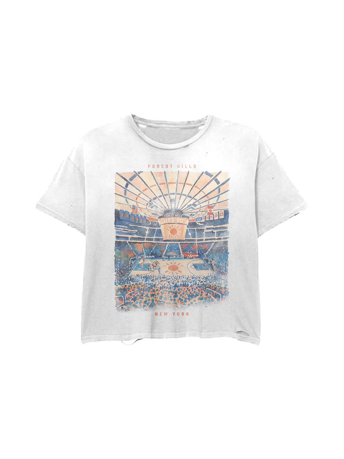 Forest Hills Tee NYC White