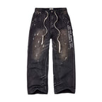 Vale Forever American Hope Painters Denim Carpenter Pants Black
