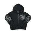 Mixed Emotions Eclipse Zip Up Black