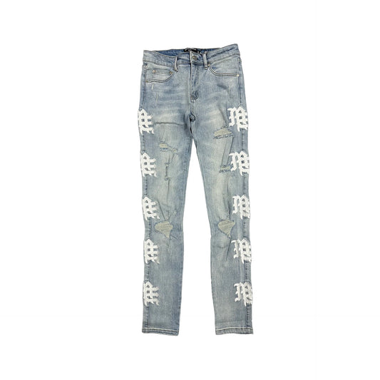 Mixed Emotions Midnight Monogram Denim