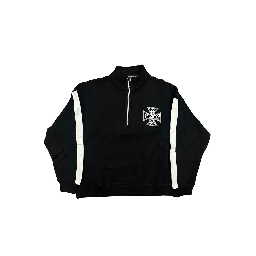 Mixed Emotions Quarter Zip Set Black