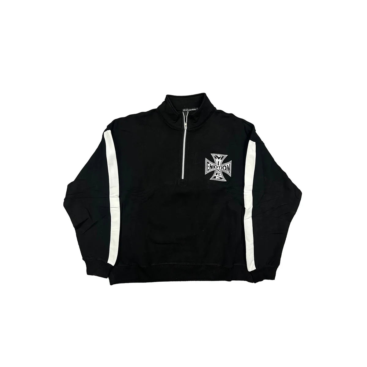 Mixed Emotions Quarter Zip Set Black