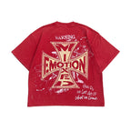 Mixed Emotions Crimson Red Tee
