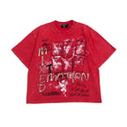 Mixed Emotions Crimson Red Tee