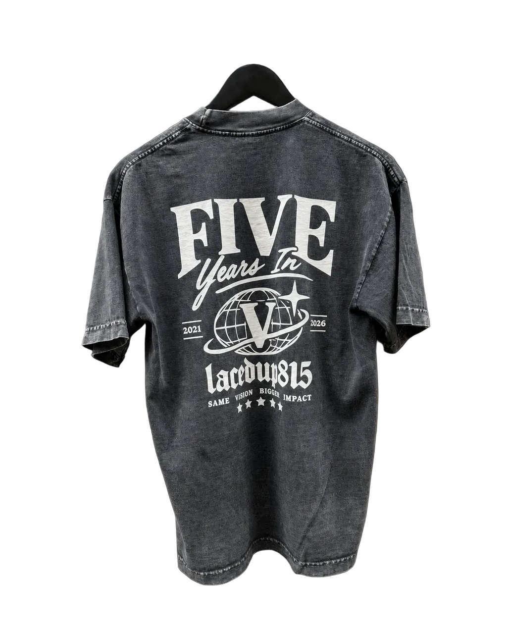 LacedUp 815 Five Year Tee