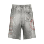 Nulli University Sweat Shorts Grey/Red