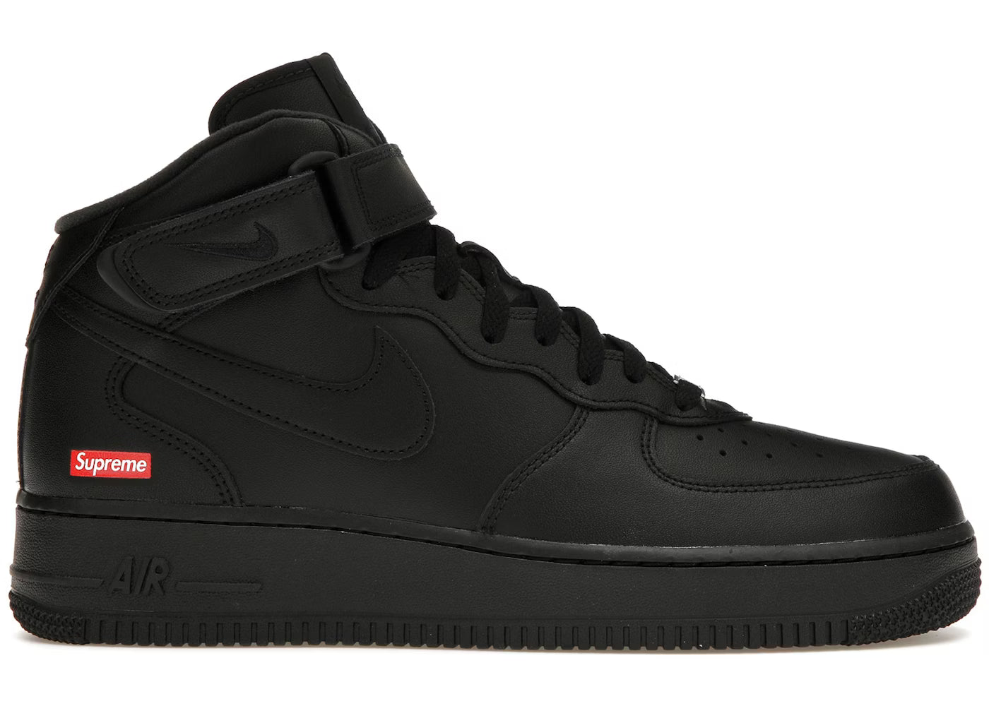 Supreme Air Force 1 Mid Black
