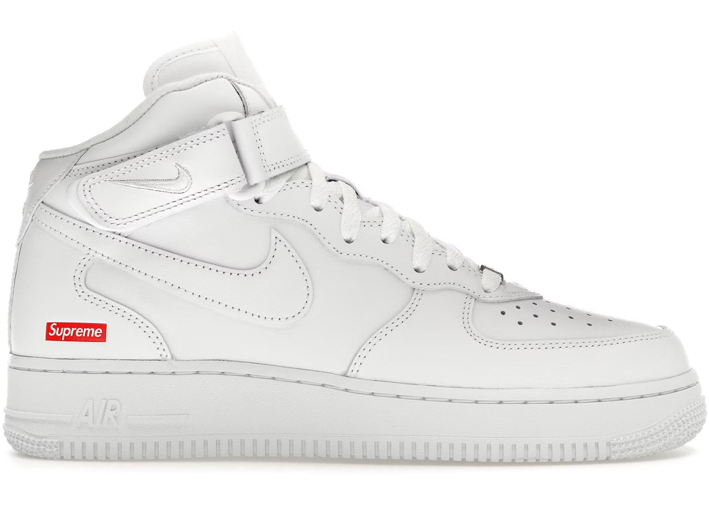 Supreme Air Force 1 Mid White