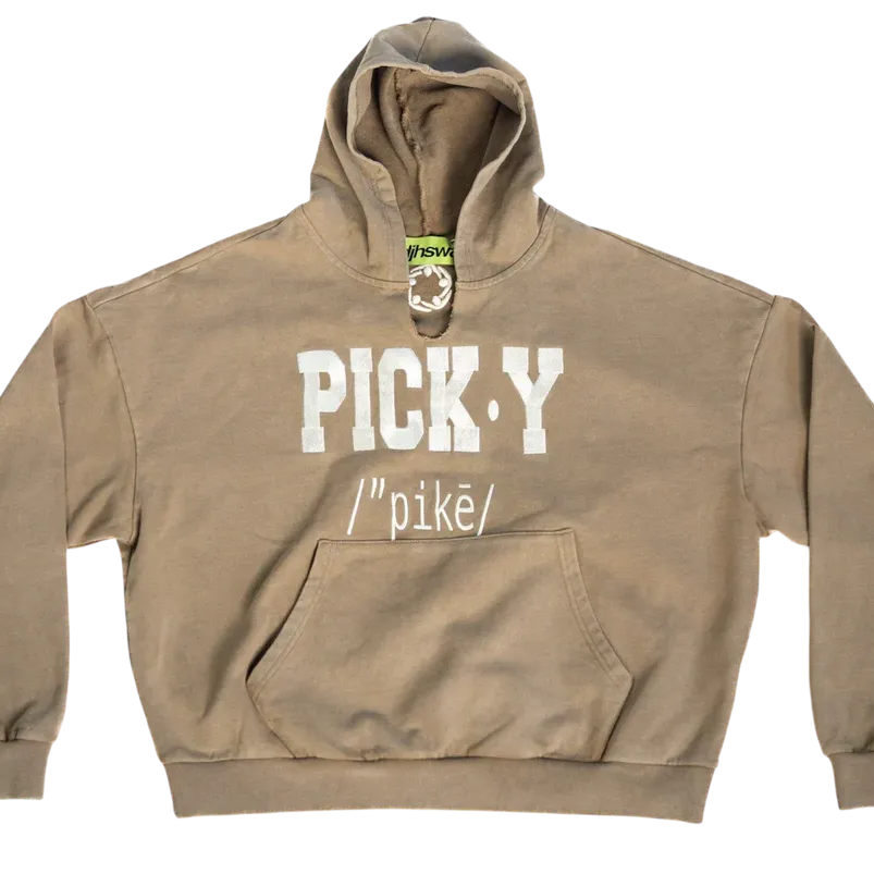 IDJHSWA Picky Hoodie Brown